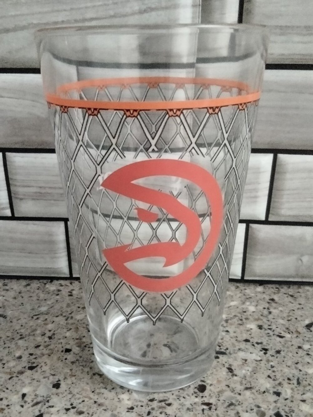 New Atlanta Hawks Basketball Net Budweiser Pint Glass